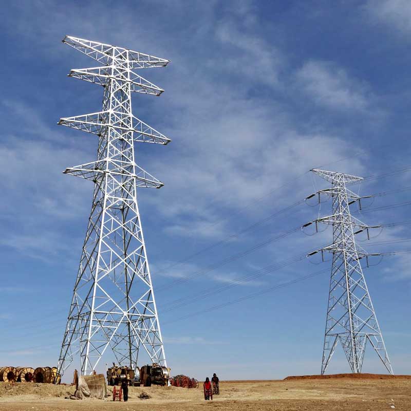 Energetická veža z pozinkovanej ocele